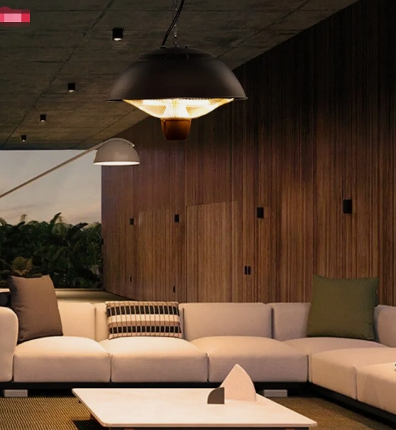 Hanging patio heater